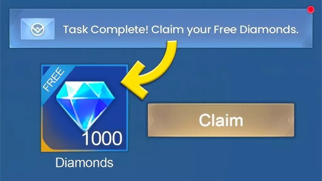 1000 diamonds dapat apa